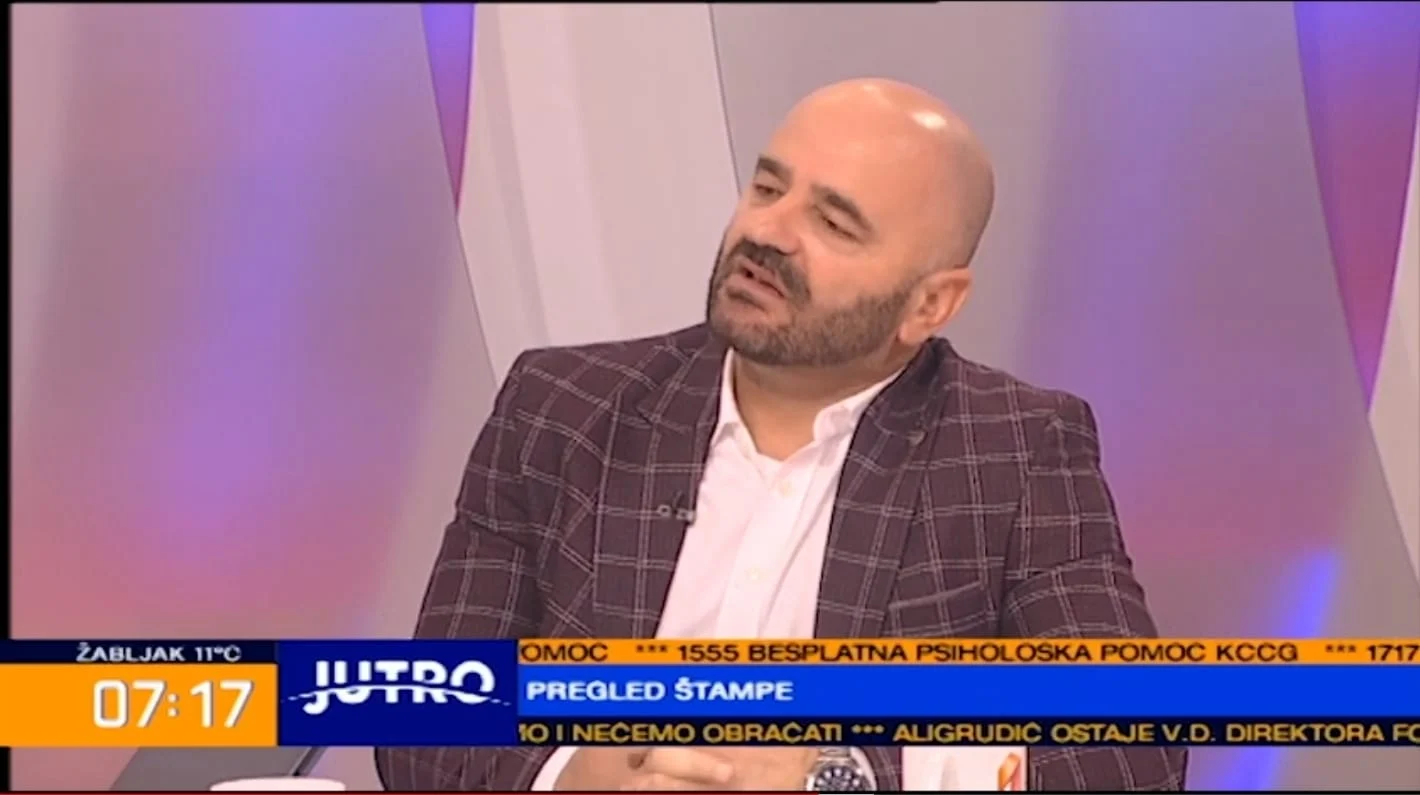 Zečević za RTCG: Rekonstrukcija vlade već u aprilu