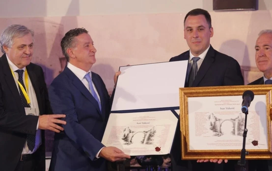 Vuković dobitnik nagrade za mir “Mostar Peace Connection 2022”