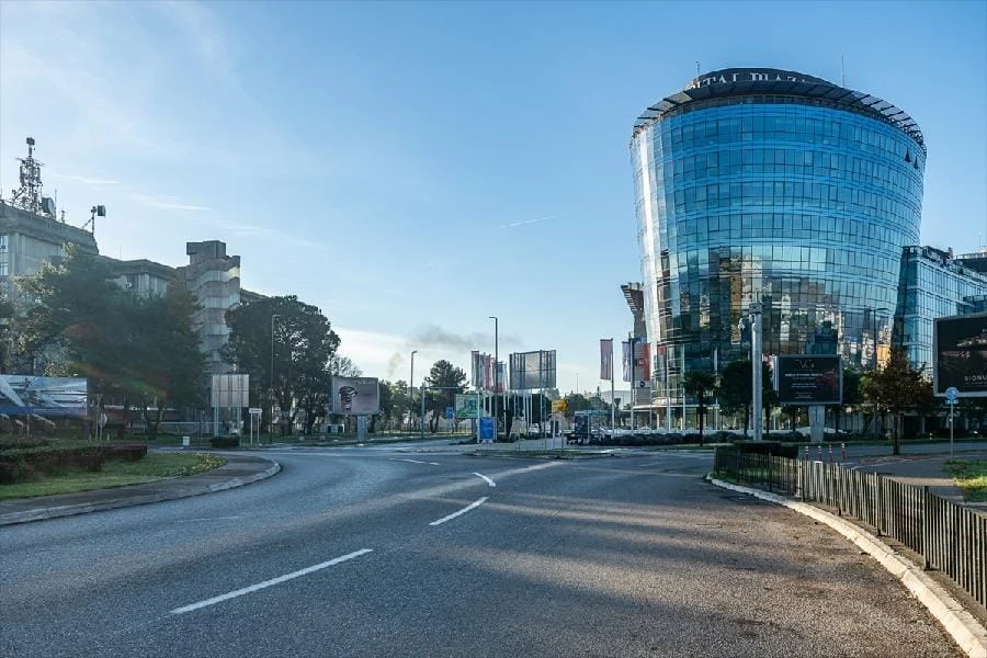 Prazne ulice Podgorice prvog dana 2023. godine