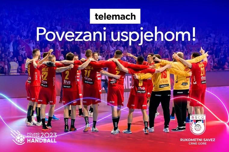 Telemach sponzor Rukometnog saveza Crne Gore i u 2023!