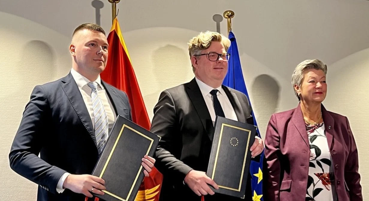 Adžić i Johanson potpisali Sporazum: Veliki dan za bezbjednost i evropski put Crne Gore