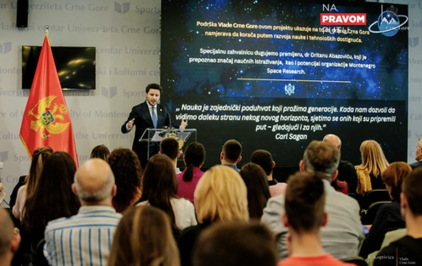 ZA ISTORIJU: Predstavljen projekat prvog crnogorskog satelita „Luča“