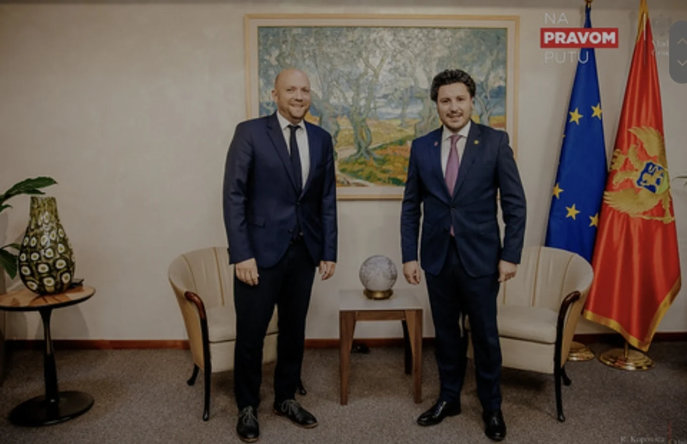 Abazović sa Saracinom: Crna Gora ima ulogu stabilizatora u regionalnim zbivanjima