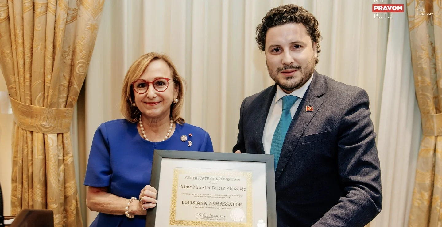 Abazović postao počasni građanin Nju Orleansa, dodijeljeno mu priznanje počasnog ambasadora Luizijane