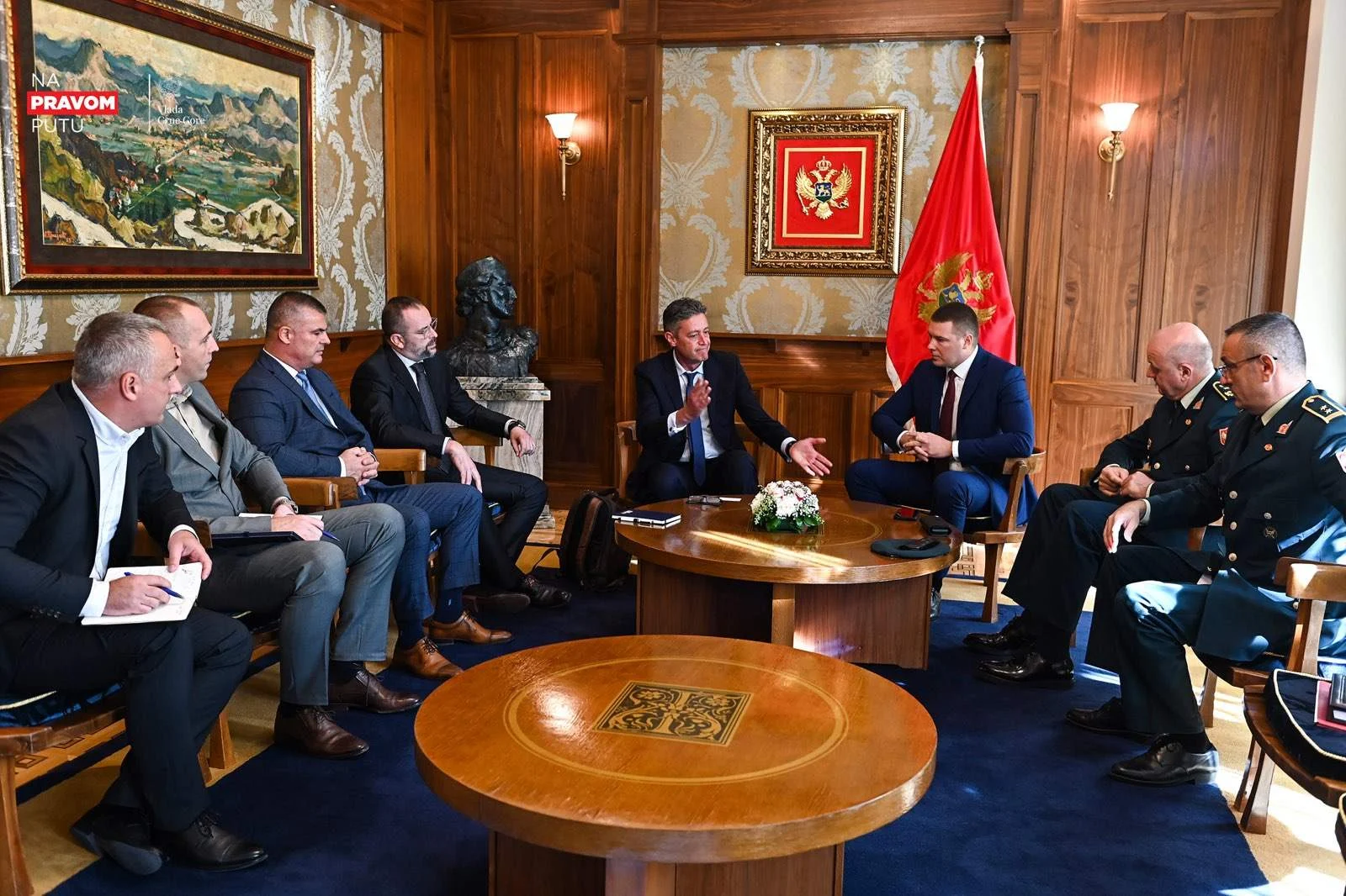 Adžić sa predstavnicima Američko - Centralnoevropske biznis asocijacije (ACEBA)