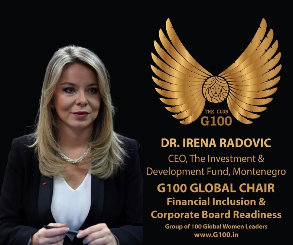 London: Irena Radović izabrana za G100 globalnu liderku i uručena joj nagrada Žena Decenije