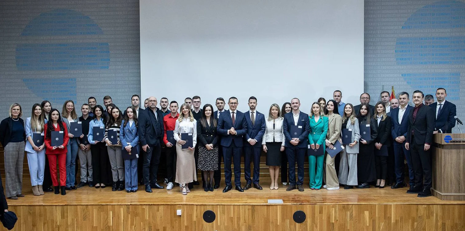 Guvernerka Radović na dodjeli nagrada najboljim studentima Ekonomskog fakulteta