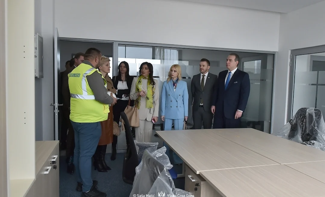 Ministri javne uprave, prosvjete, nauke i inovacija, vanjskih i evropskih poslova obišli radove u Naučno-tehnološkom parku