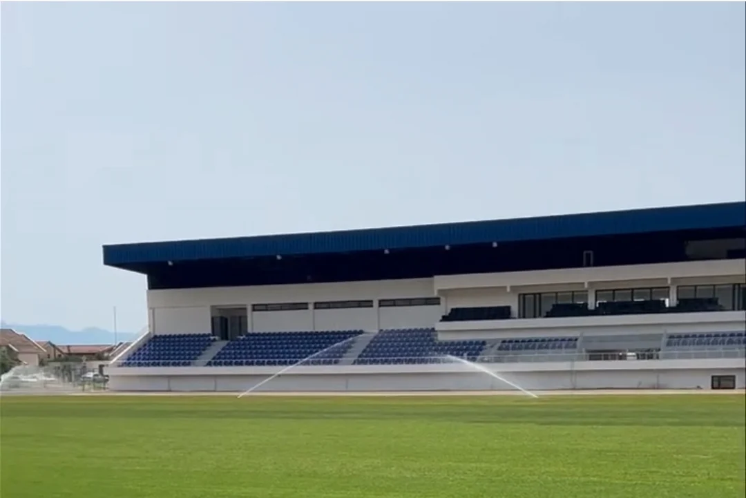 Završena tribina stadiona u Tuzima, potpredsjednik Gjeloshaj najavio gradnju još jedne