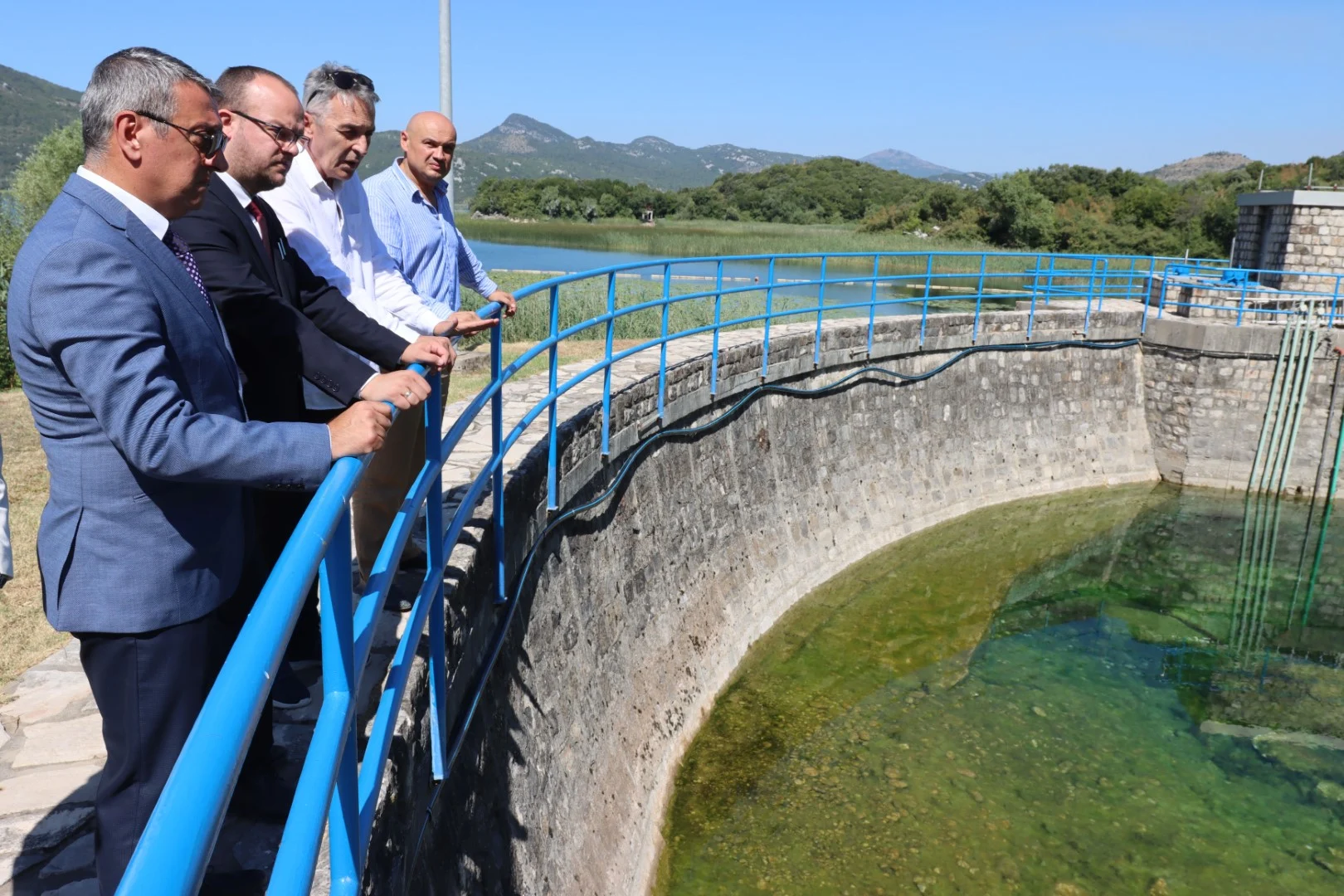 Ministar Ćulafić u prvoj radnoj posjeti Regionalnom vodovodu Crnogorsko primorje