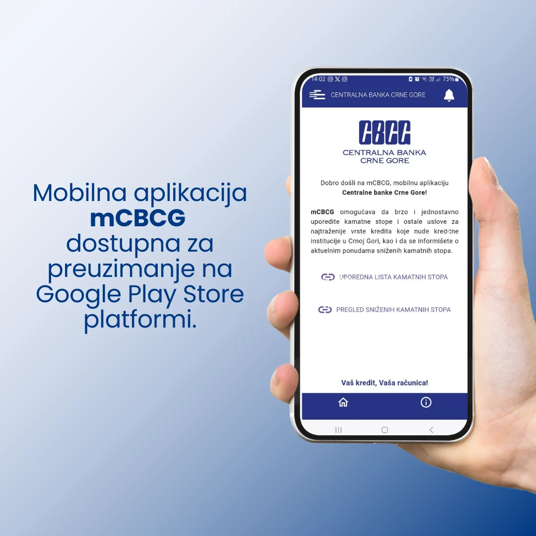 Mobilna aplikacija mCBCG dostupna na Google Play Store platformi