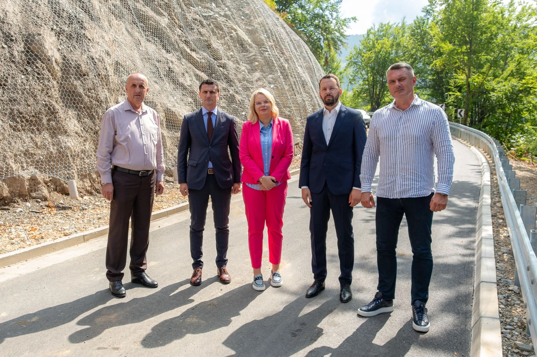 Vukićević i Zogović obišli klizište "Jabuka"
