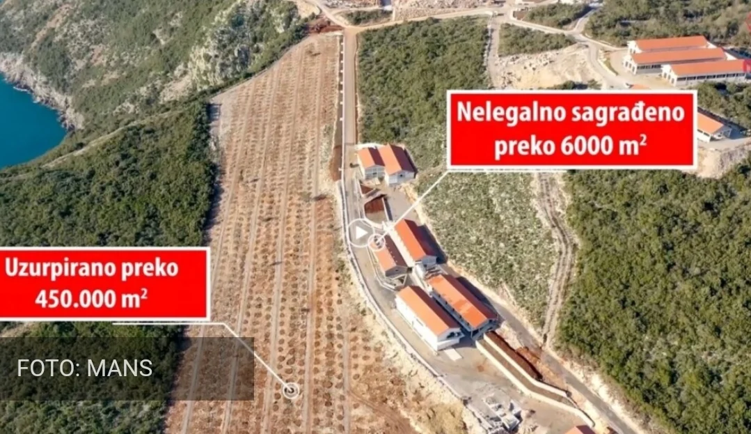 Koliko košta uzurpacija pola miliona kvadrata državne zemlje iznad Budve?