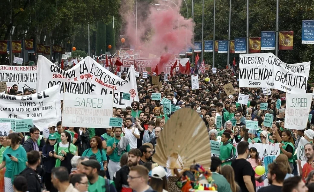 Madrid postao žarište protesta: "Bogati će naslijediti stanove, a mi moramo dati plate za kiriju"