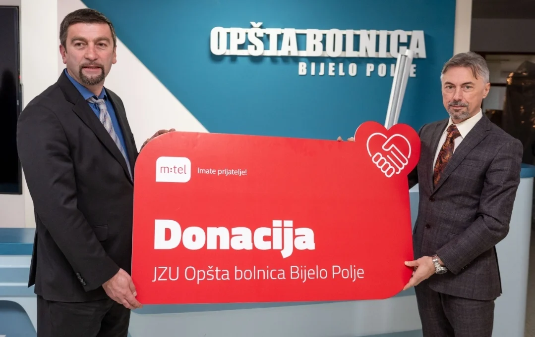 MTEL donirao 10 televizora bolnici u Bijelom Polju