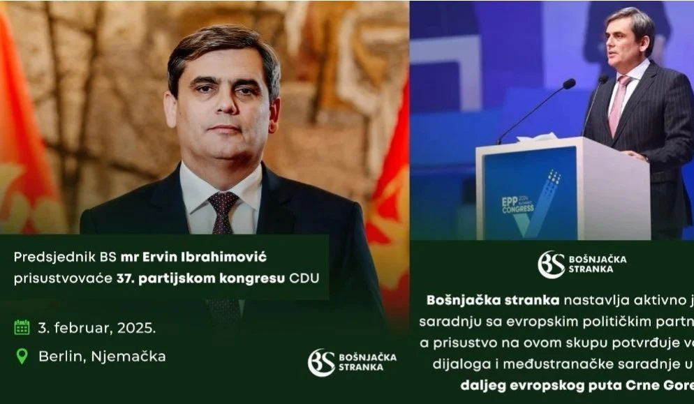 Ervin Ibrahimović na poziv Friedricha Merza prisustvuje 37. partijskom kongresu CDU u Berlinu