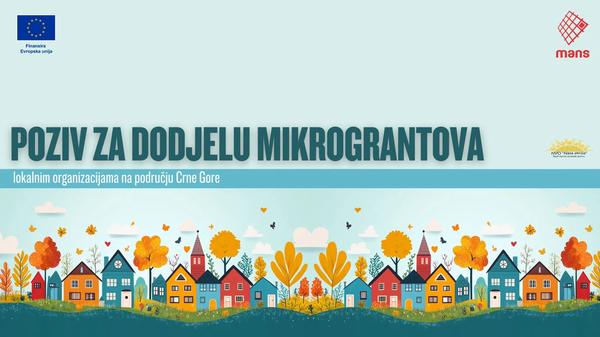 Poziv za dodjelu mikrograntova: Za projekte maksimalno 6.000 eura
