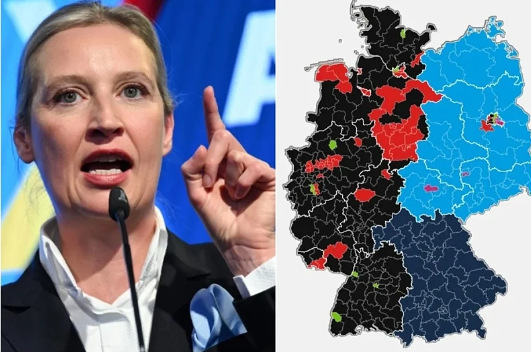 Šta pokazuje mapa izbornih rezultata u Njemačkoj: AfD poharao istočnim dijelom države