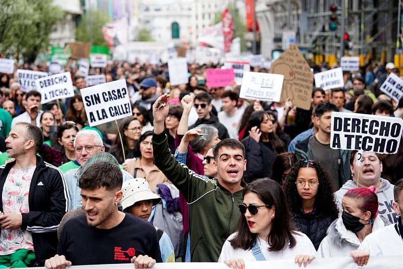 Stotine hiljada ljudi na ulicama Španije zbog rasta cijena kirija