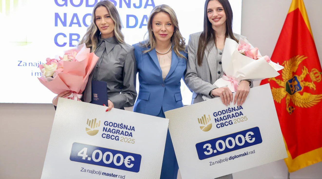 Dodijeljene Godišnje nagrade CBCG za 2025. godinu