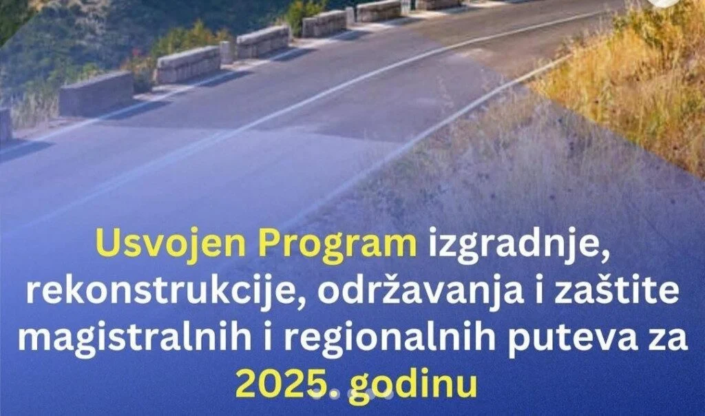 Za državne puteve ove godine preko 72 miliona eura