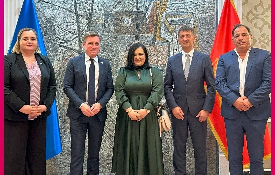 Predsjednik Evropskog ekonomskog i socijalnog komiteta Oliver Ropke na radnom ručku sa ministarkom Nišić i socijalnim partnerima u Crnoj Gori
