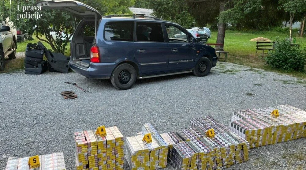 Granična policija zaplijenila cigarete i duvan vrijednosti oko 19.000 eura