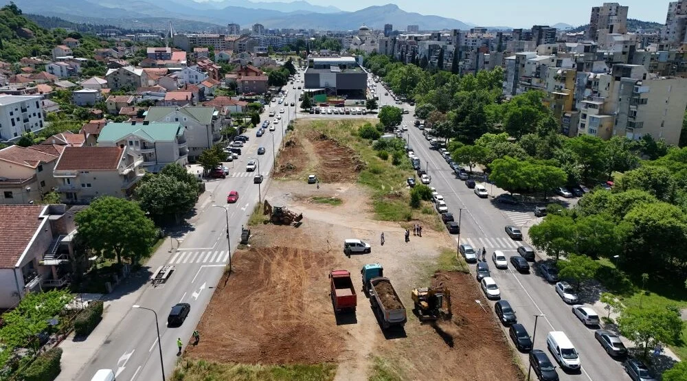 Podgorica: Počela izgradnja novih parking mjesta u Bloku V