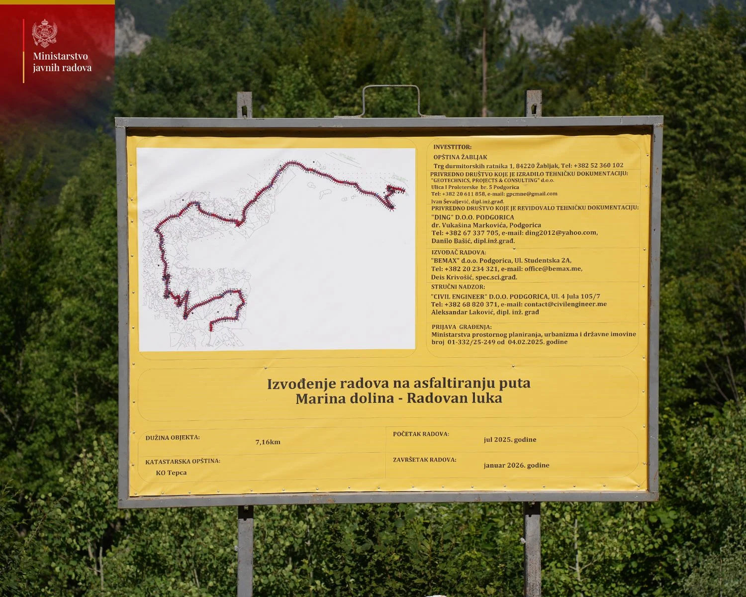 ŽABLJAK: Krenulo asfaltiranje značajne dionice puta