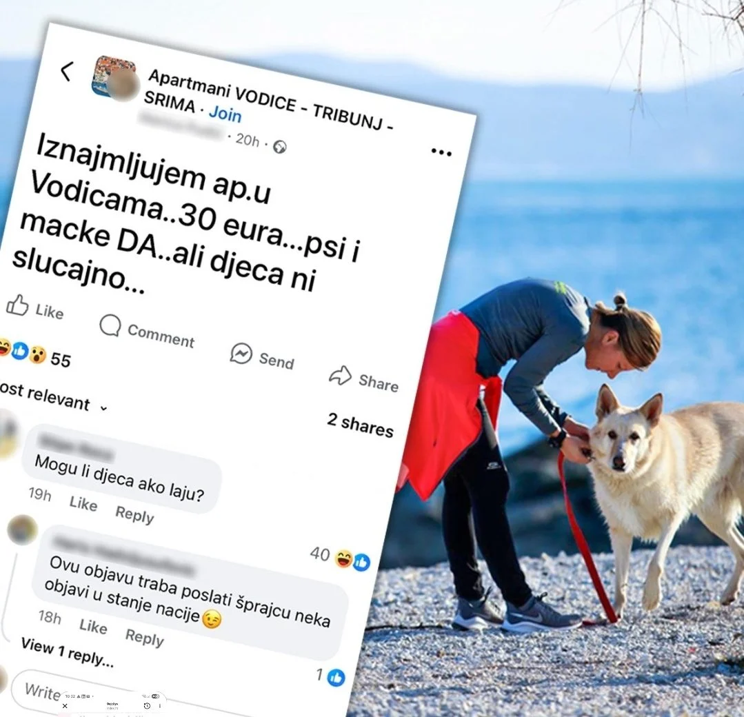 Iznajmljivačica apartmana iz Vodica: "Psi i mačke su dobrodošli, djeca ni slučajno"