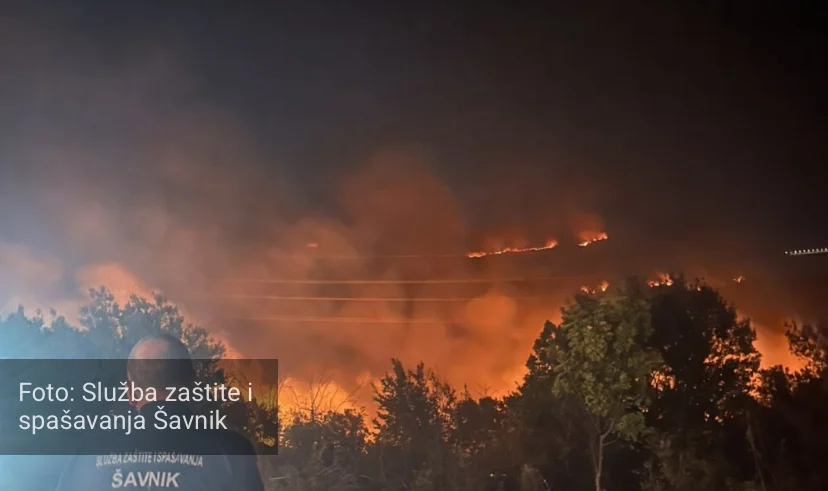 Šavnički vatrogasci na prvoj liniji požara u Podgorici: Mala ekipa, veliko srce