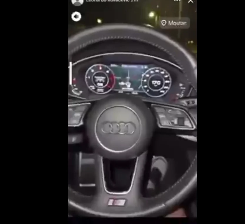 Vozio 190 km/h gdje je dozvoljeno 70 km/h i objavio snimak