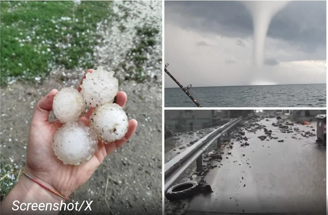 Tornado pogodio sjevernu Italiju: Padao grad veličine kokošijeg jajeta