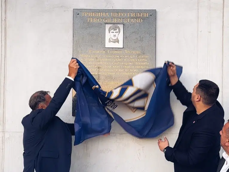 Sutjeska proslavila 80 godina: Zapadna tribina ponijela ime Pera Giljena