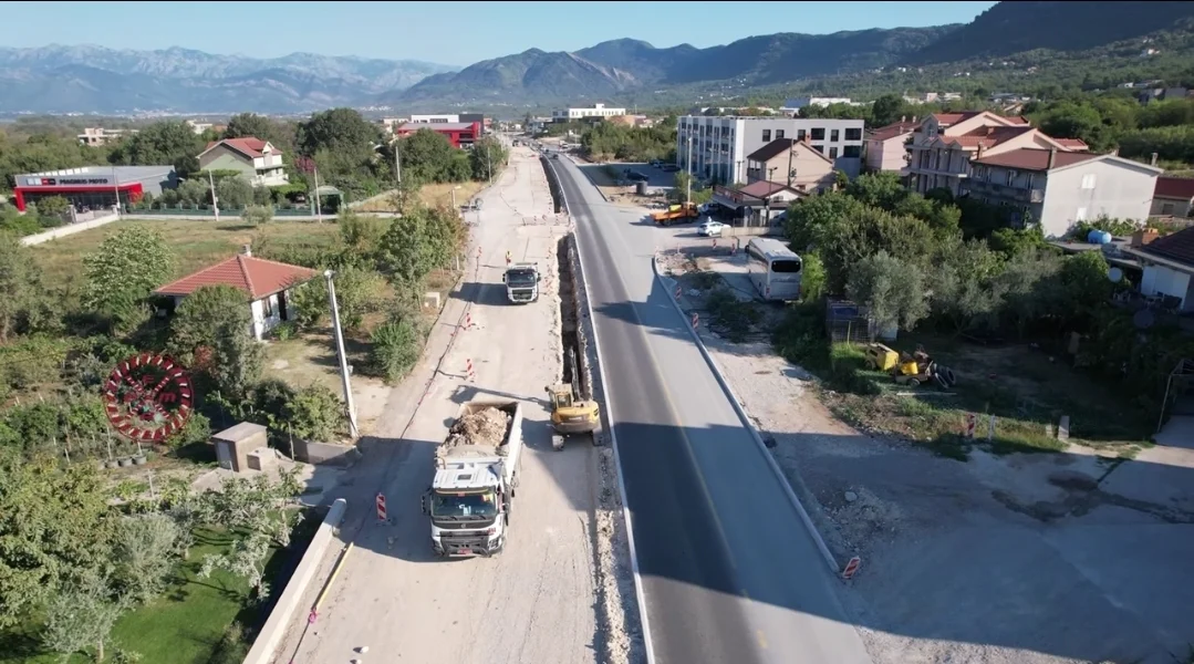Veliki napredak na izgradnji bulevara Jaz – Tivat (Video)