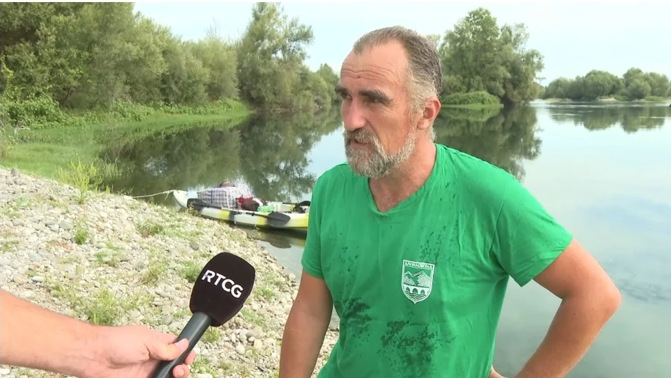 Podvig: Vuković krenuo kajakom niz tri rijeke i jezero do mora za šest dana