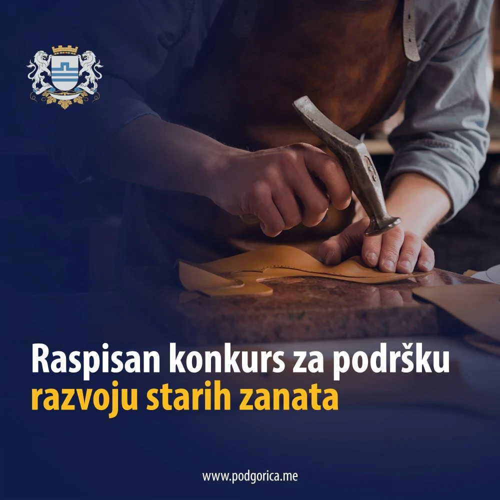 Glavni grad opredjeljuje 50.000 eura za stare zanate