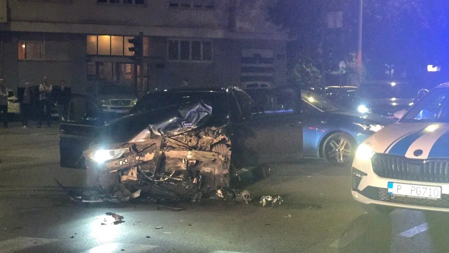 Težak udes u centru Podgorice