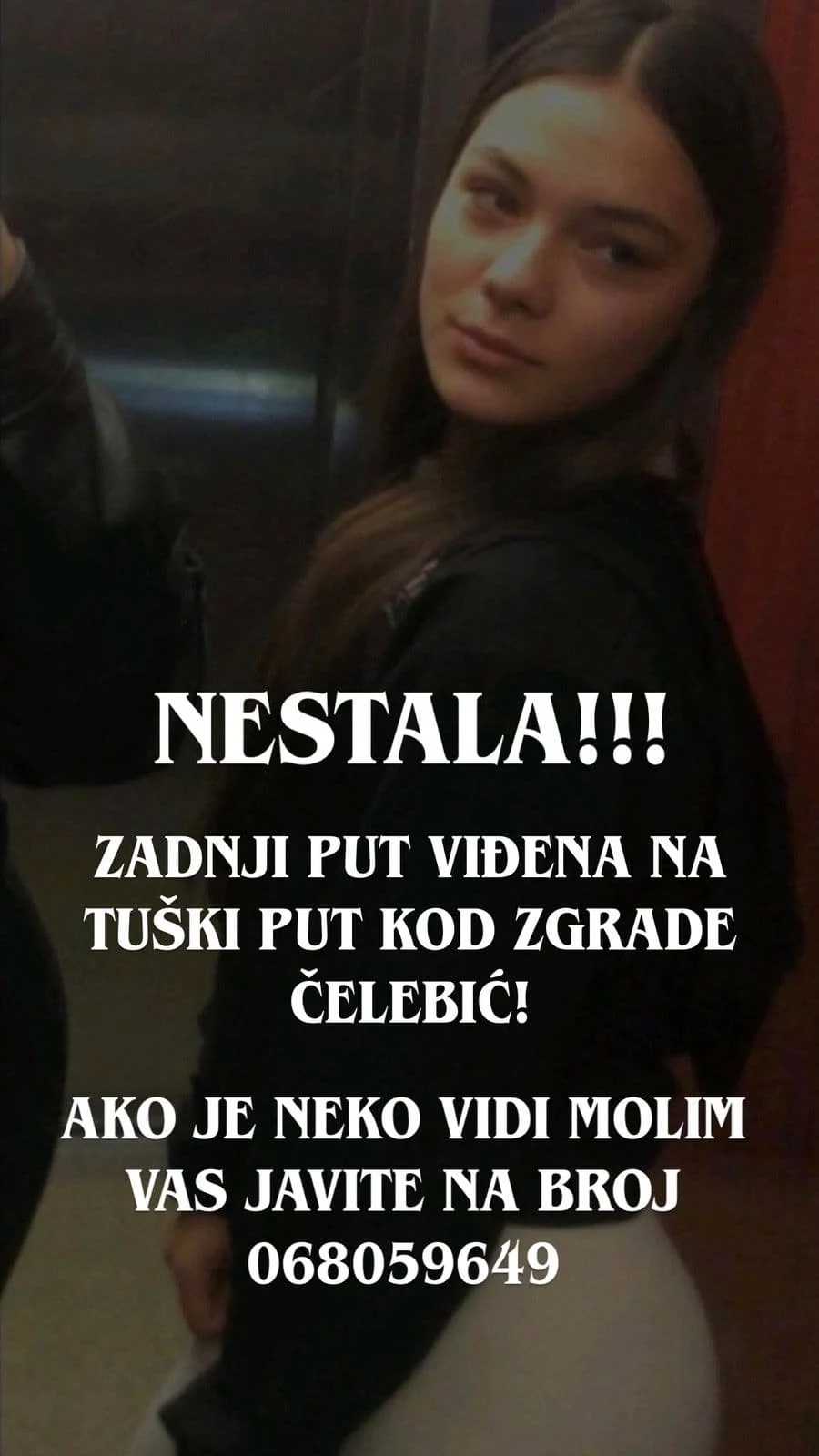 U Podgorici nestala Nikolina Vulikić