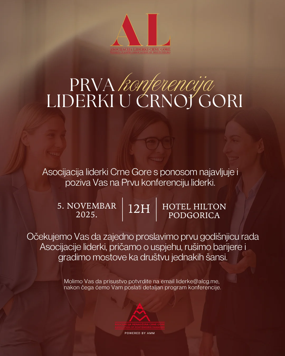 Sjutra Prva konferencija liderki u Crnoj Gori