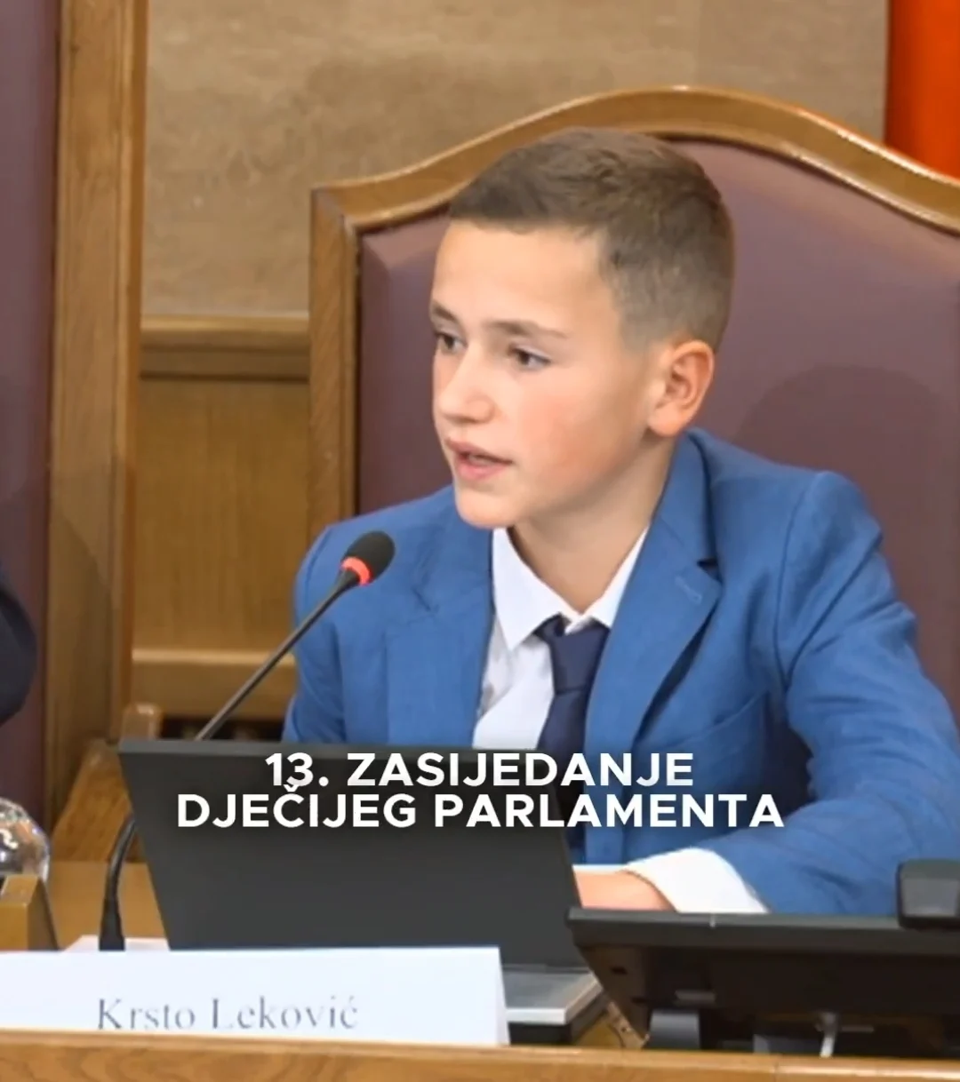VIDEO Predsjedavajući Krsto Leković: Kada se djeca okupe i udruže, sve postaje bolje