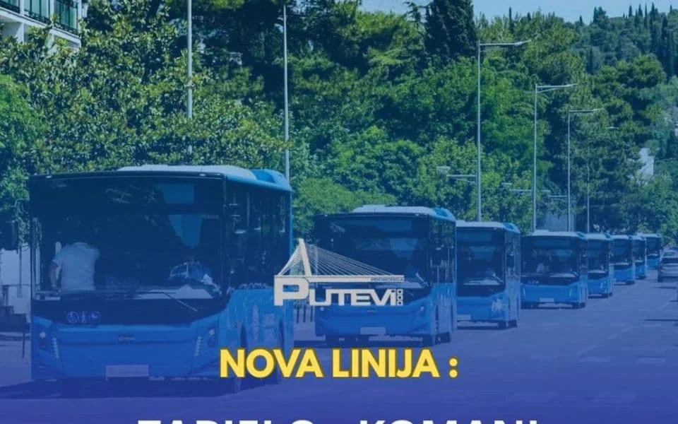 Podgorica: Uvodi se probna linija gradskog prevoza na relaciji Zabjelo – Komani