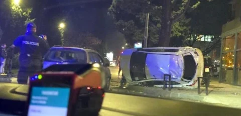 Težak udes u Podgorici, povrijeđena jedna osoba