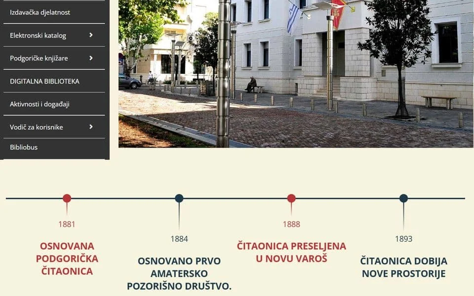 Podgoričku čitaonicu prekrstili u „srpsku“