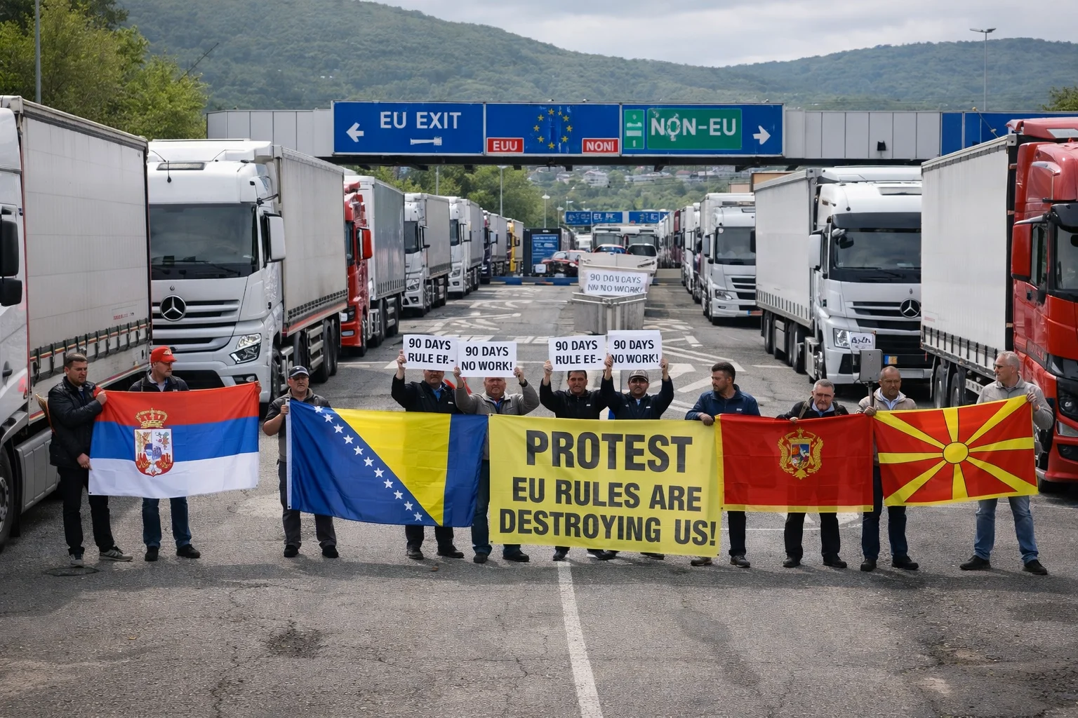 STAV - Sjutra blokada i CG granica: Protest je protiv EU, a ne protiv Crne Gore. Ispaštaće građani, jer su realni prazni rafovi