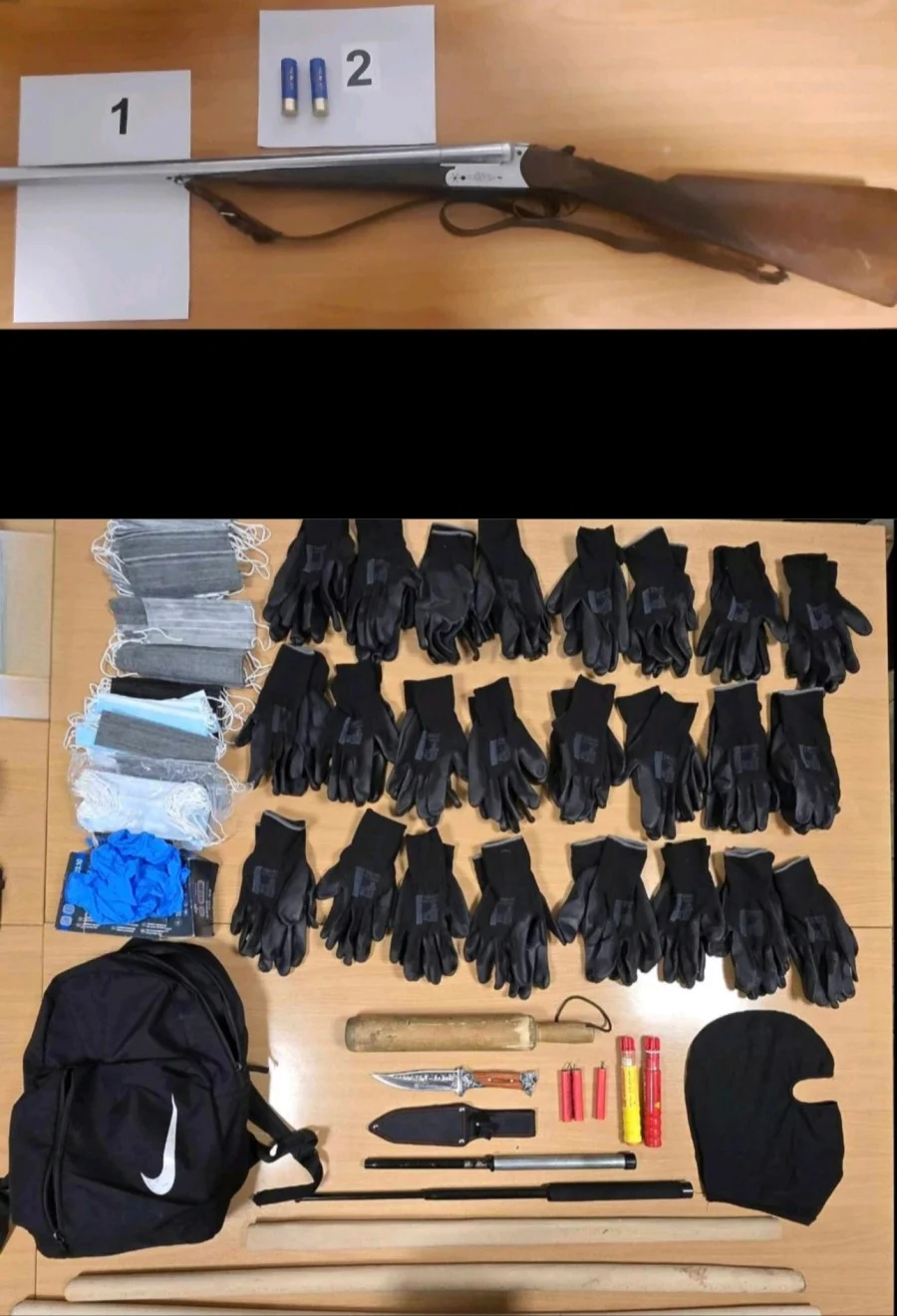 Policija kontrolisala navijačke grupe, uhapšeno šest osoba, oduzeti puška i noževi