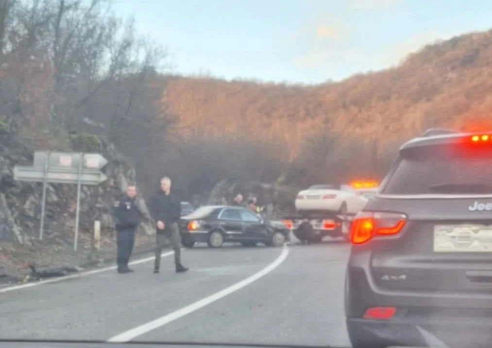 Udes na putu Podgorica - Cetinje