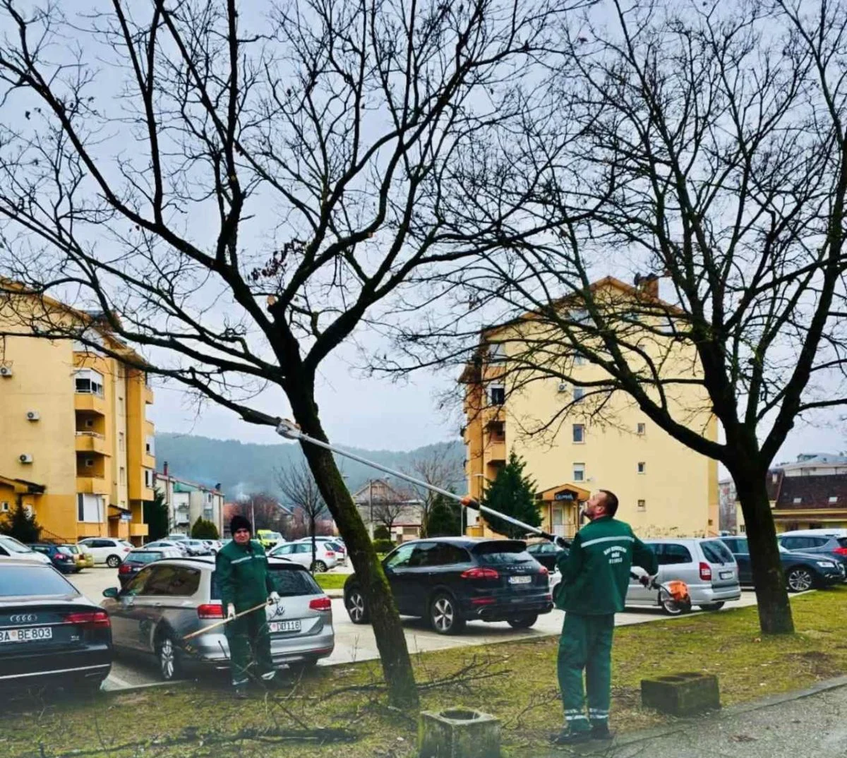 Od danas orezivanje drveća, građani da uklone vozila, ugostitelji mobilijar