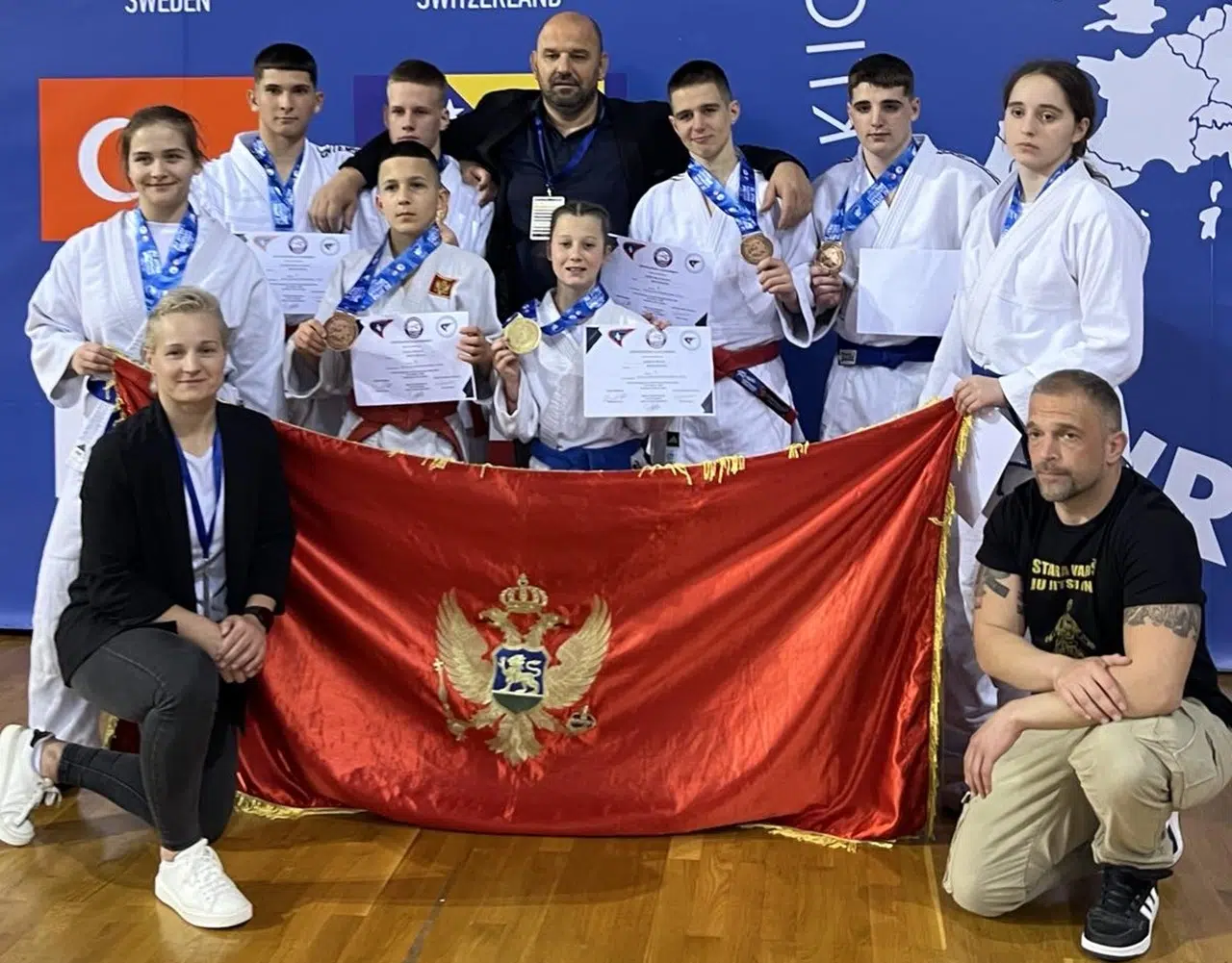 Dominacija na Kritu: 22 medalje za Crnu Goru