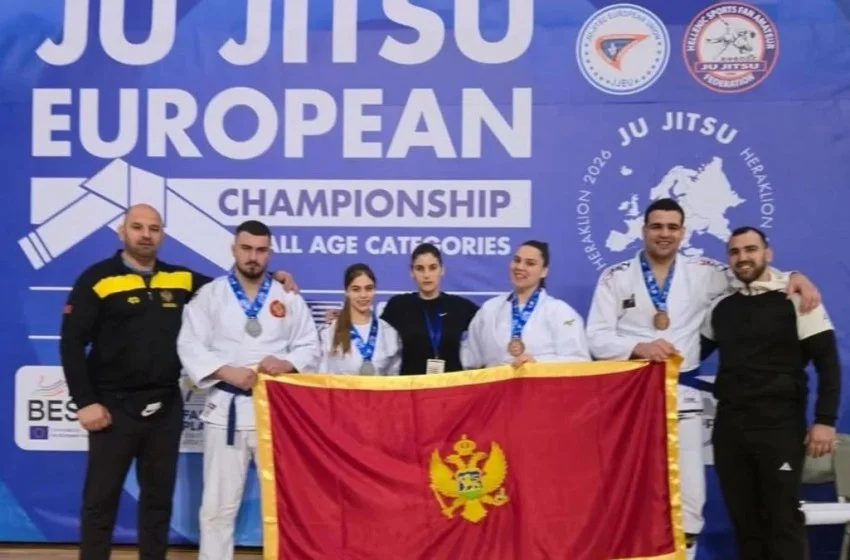 Četiri medalje za Crnu Goru na prvenstvu Evrope